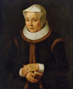 Portret van de moeder van de kunstenaar, 1604